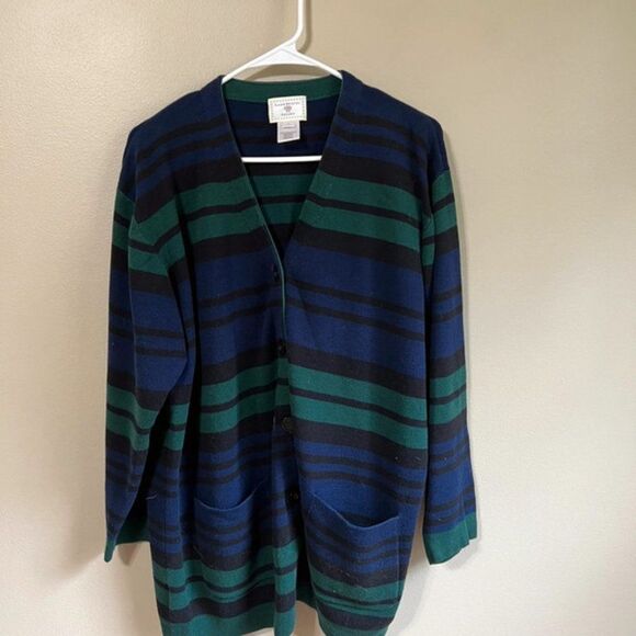 Susan Bristol Casuals large green sweater - Picture 1 of 3
